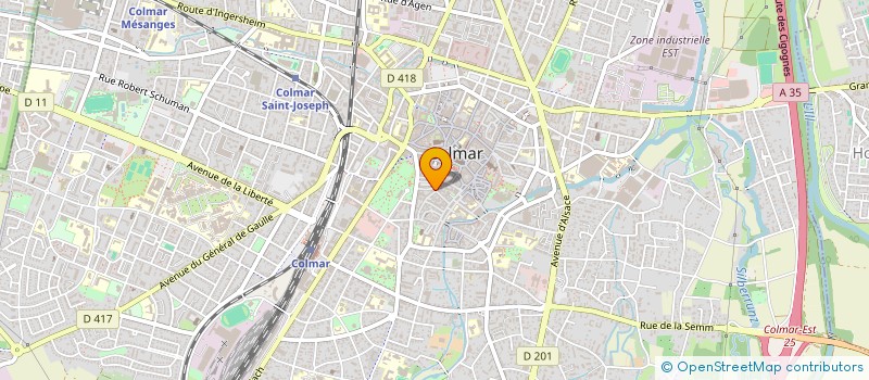 localisation de l'entreprise MOUVEMENT DES ENTREPRISES DE FRANCE  COLMAR