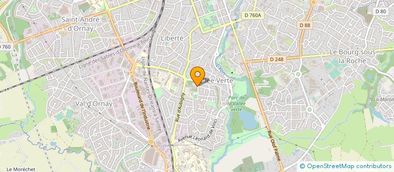 localisation de l'entreprise MOUVEMENT DES ENTREPRISES DE FRANCE à LA ROCHE-SUR-YON