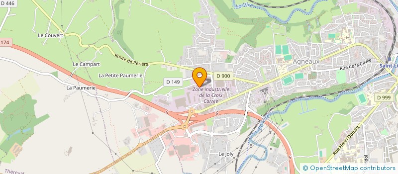 localisation de l'entreprise MOUVEMENT DES ENTREPRISES DE FRANCE MANCHE  AGNEAUX