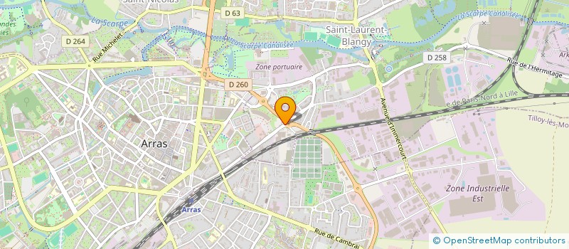 localisation de l'entreprise MOUVEMENT DES ENTREPRISES DE FRANCE MEDEF ARTOIS à ARRAS