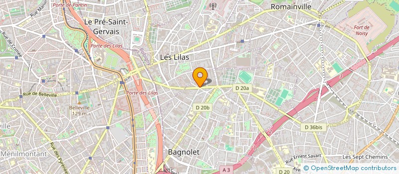 localisation de l'entreprise MOUVEMENT DES ENTREPRISES ECOLOGIQUES, SOCIALES ET SOLIDAIRES ( MOUVESS ) à BAGNOLET