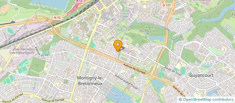 localisation de l'entreprise MOUVEMENT DES FEMMES DE FOI  GUYANCOURT