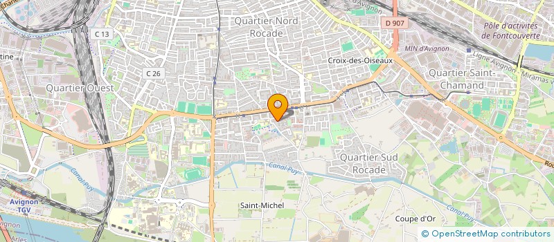 localisation de l'entreprise MOUVEMENT DES HABITANTS SOLIDAIRES à AVIGNON