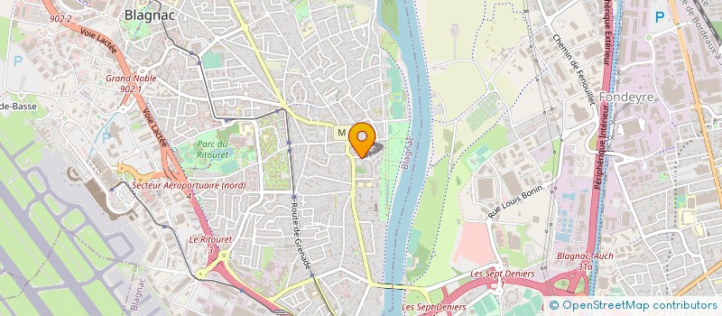 localisation de l'entreprise MOUVEMENT DES RADICAUX DE GAUCHE à BLAGNAC
