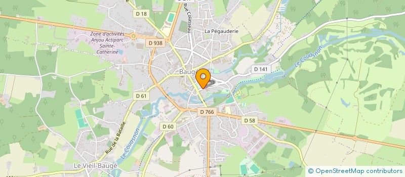 localisation de l'entreprise MOUVEMENT ECOLOGIQUE DE L ANJOU à BAUGE-EN-ANJOU