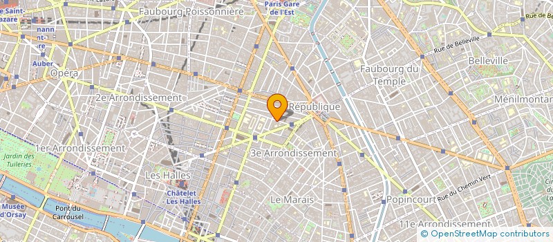 localisation de l'entreprise MOUVEMENT ECOLOGISTE INDEPENDANT à PARIS