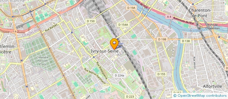 localisation de l'entreprise MOUVEMENT ET CREATIVITE  IVRY-SUR-SEINE