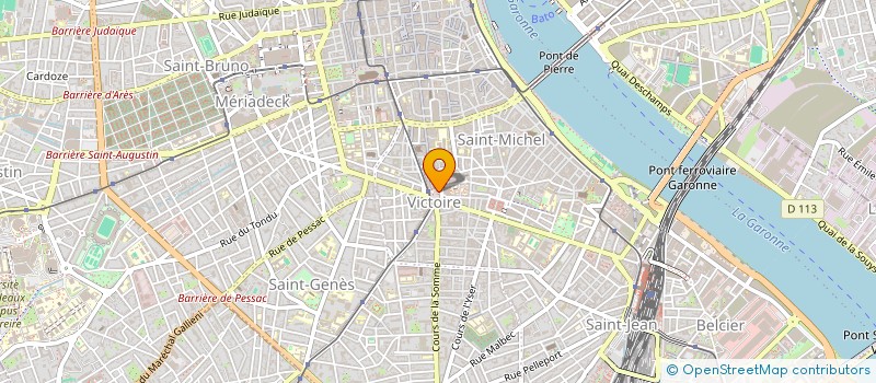 localisation de l'entreprise MOUVEMENT ETUDIANT UNIVERSEL FEMINISTE (M.E.U.F.)  BORDEAUX