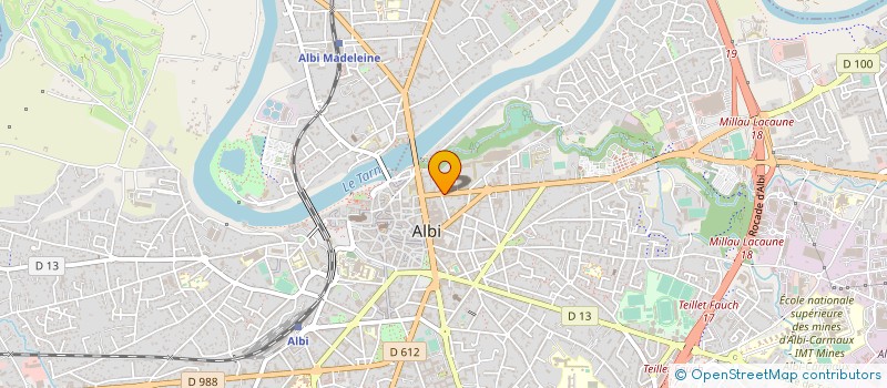 localisation de l'entreprise MOUVEMENT EUCHARISTIQUE DES JEUNES à ALBI