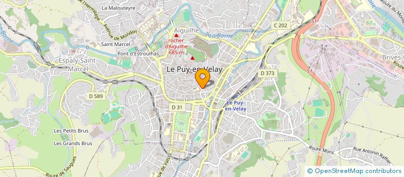 localisation de l'entreprise MOUVEMENT EUROPEEN FRANCE - HAUTE-LOIRE à LE PUY-EN-VELAY