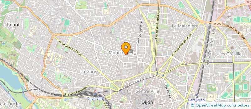 localisation de l'entreprise MOUVEMENT EXPRESSION RECHERCHE ARTISTIQU  DIJON