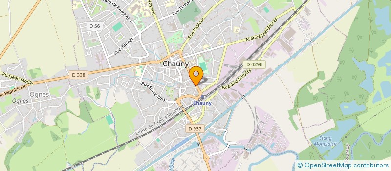 localisation de l'entreprise MOUVEMENT FR PLANNING FAMILIAL AISNE  CHAUNY