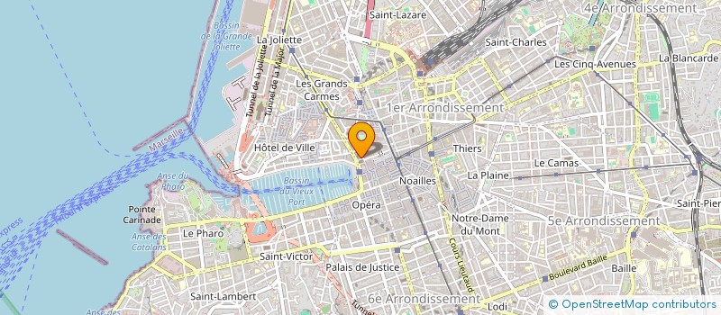 localisation de l'entreprise MOUVEMENT FRANCAIS POUR LA QUALITE PACA à MARSEILLE 1ER