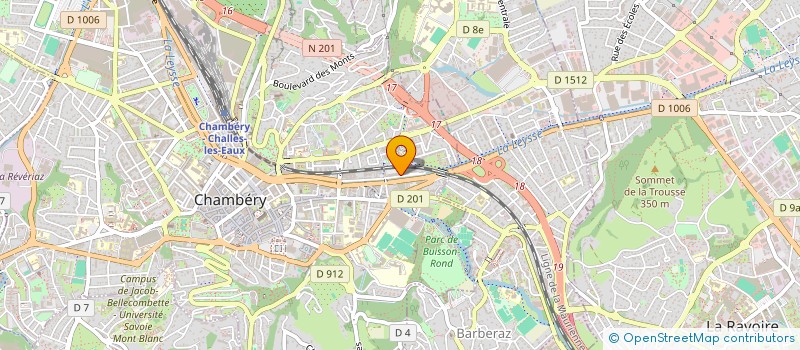 localisation de l'entreprise MOUVEMENT FRANCAIS POUR LE PLANNING FAMILIAL, ASSOCIATION DEPARTEMENTALE DE LA SAVOIE (73)  CHAMBERY