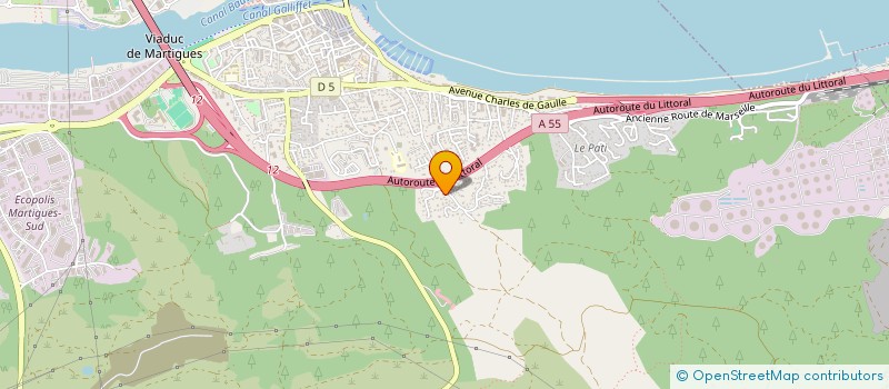 localisation de l'entreprise MOUVEMENT FRATERNEL DU PAYS DE MARTIGUES à MARTIGUES