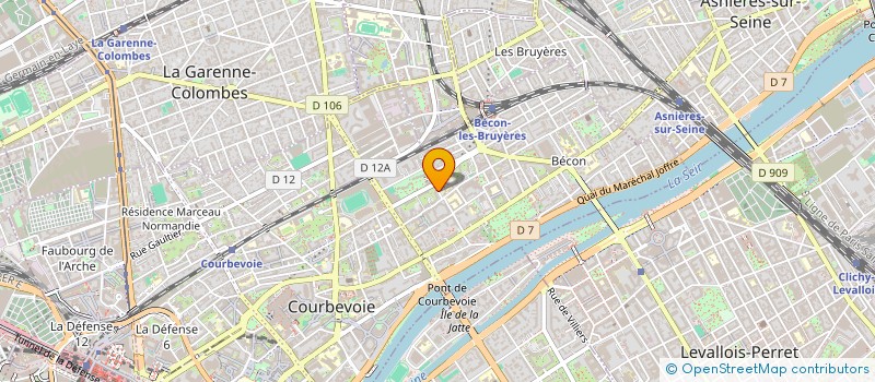 localisation de l'entreprise MOUVEMENT HUMANISTE INTERNATIONAL à COURBEVOIE
