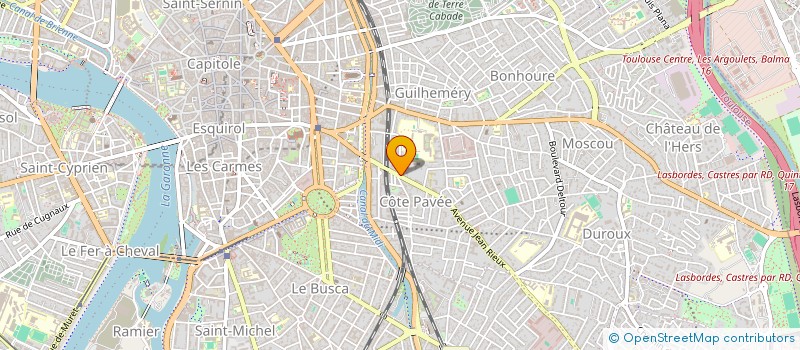 localisation de l'entreprise MOUVEMENT INT DES JOURNEES ARC EN CIEL  TOULOUSE