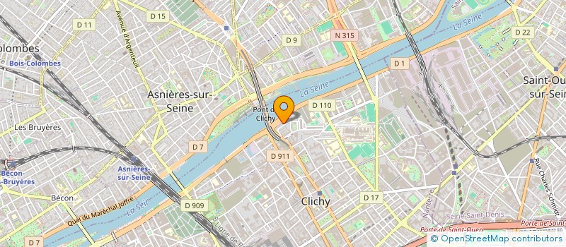localisation de l'entreprise MOUVEMENT JEUNES CITOYENS CLICHOIS à CLICHY