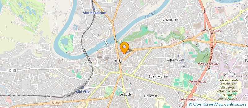 localisation de l'entreprise MOUVEMENT JEUNES FEMMES à ALBI