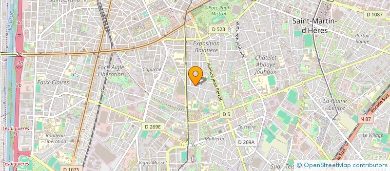 localisation de l'entreprise MOUVEMENT LAICS MUSULMANS FRANCE  GRENOBLE