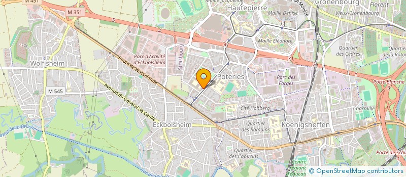 localisation de l'entreprise MOUVEMENT LAIQUE AGISSANT POUR MADAGASCAR   STRASBOURG