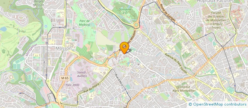 localisation de l'entreprise MOUVEMENT PATRONAL POUR LE RENOUVEAU à MONTPELLIER