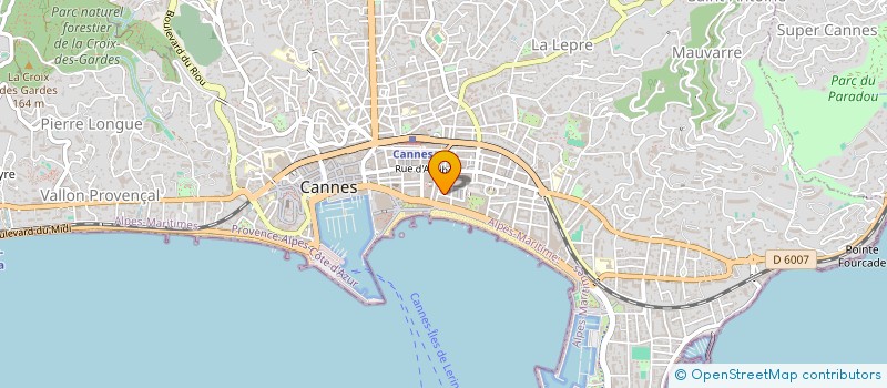 localisation de l'entreprise MOUVEMENT PERPETUEL à CANNES