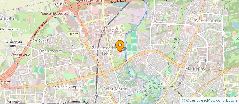 localisation de l'entreprise MOUVEMENT POUR L'ACCOMPAGNEMENT ET LA FORMATION DES ENTREPRISES DE BRETAGNE  RENNES