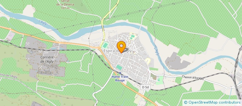 localisation de l'entreprise MOUVEMENT POUR L'EQUILIBRE PAR LA RELAXATION DU CORPS EN INTERACTION AVEC L'ESPRIT  SAINT-FELIU-D'AVALL