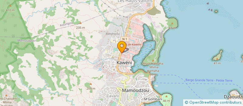 localisation de l'entreprise MOUVEMENT POUR L ORGANISATION ET LA FEDERATION DES REGROUPEMENTS CULTUELS ET CULTURELS A MAYOTTE à MAMOUDZOU