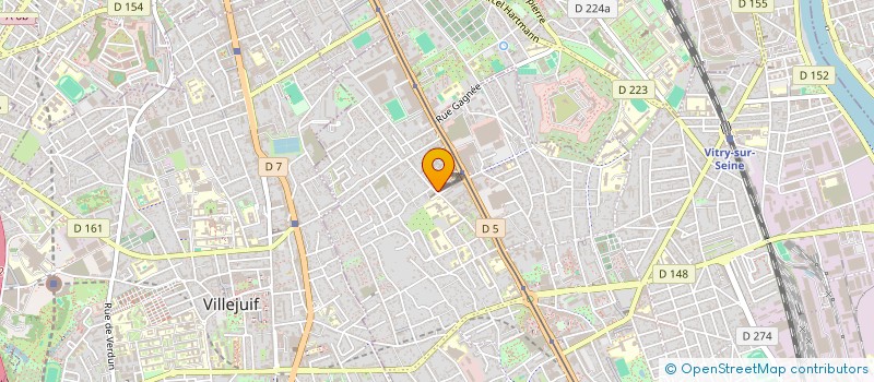 localisation de l'entreprise MOUVEMENT POUR LA GUERISON ET LE SALUT (M.G.S) à VITRY-SUR-SEINE