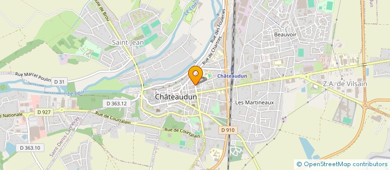 localisation de l'entreprise MOUVEMENT POUR LE DEVELOPPEMENT DES VILLES SOUS-PREFECTURES à CHATEAUDUN