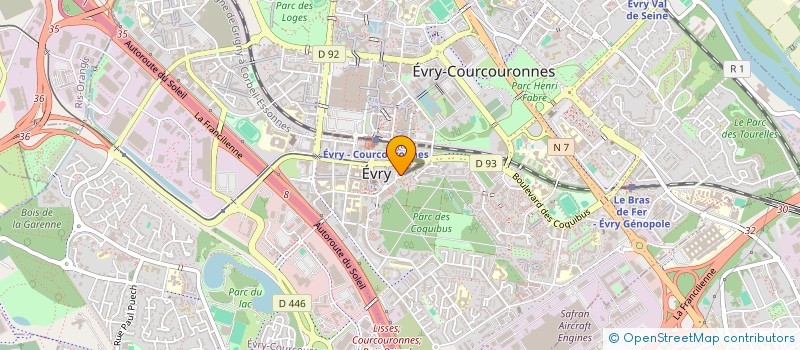 localisation de l'entreprise MOUVEMENT POUR LE DIALOGUE COOPERATION à EVRY-COURCOURONNES