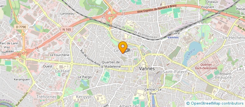 localisation de l'entreprise MOUVEMENT POUR LE PLEIN EMPLOI à VANNES