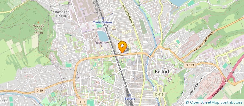 localisation de l'entreprise MOUVEMENT REPUBLICAIN ET CITOYEN 90 à BELFORT