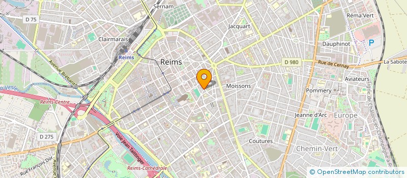 localisation de l'entreprise MOUVEMENT RURAL JEUNE CHRETIEN  REIMS