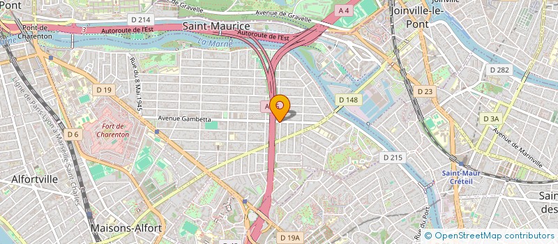 localisation de l'entreprise MOUVEMENT SOLIDAIRE DES TRAVAILLEURS DE LA KRUST (M.S.T. KRUST)  MAISONS-ALFORT