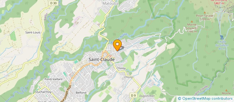 localisation de l'entreprise MOUVEMENT UNIVERSITAIRE POUR LA SOLIDARITE ETUDIANTE à SAINT-CLAUDE