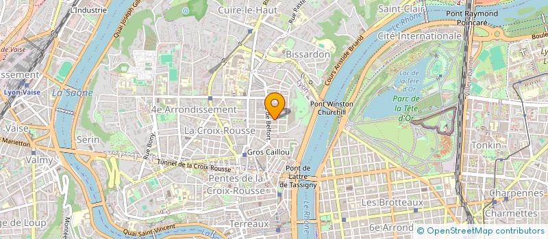 localisation de l'entreprise MOUVEMENTS ET BANNIERES à LYON