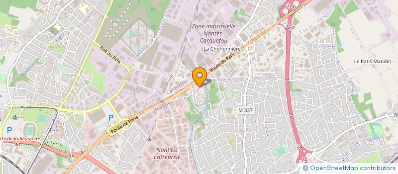 localisation de l'entreprise MOUVEMENTS ROUTIERS KARDECH à NANTES