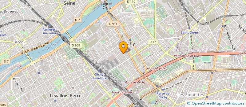 localisation de l'entreprise MOUVENCE à CLICHY