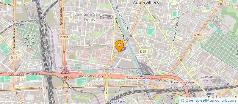 localisation de l'entreprise MOUVET SHOES à AUBERVILLIERS
