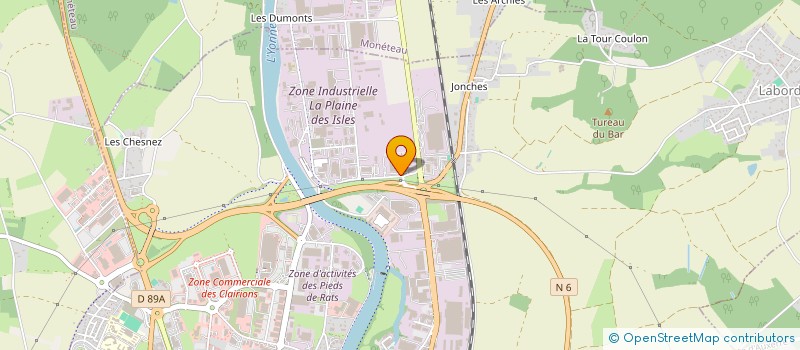 localisation de l'entreprise MOUVEX à AUXERRE