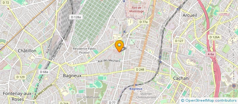 localisation de l'entreprise MOUVINSTALL à BAGNEUX