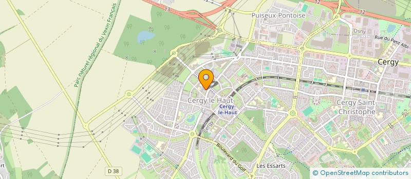 localisation de l'entreprise MOUVMATIK  CERGY