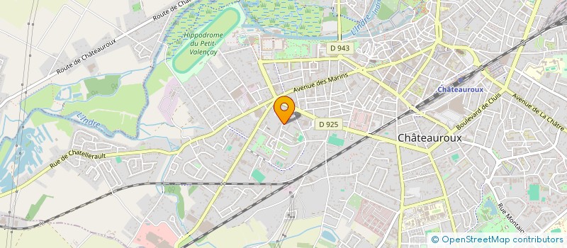 localisation de l'entreprise MOUVT FRANCAIS PLANNING FAMILIAL INDRE à CHATEAUROUX