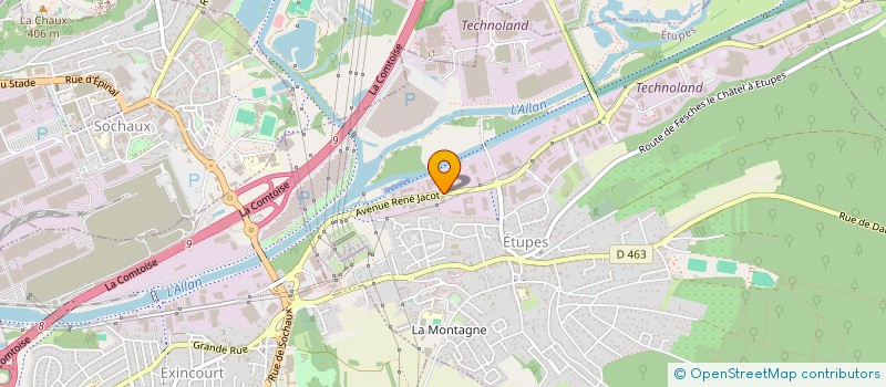 localisation de l'entreprise MOUVY  ETUPES