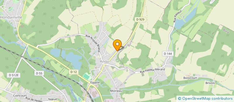 localisation de l'entreprise MOUY BOISSONS SCS  ANGY