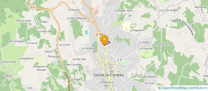localisation de l'entreprise MOUYEN à SARLAT-LA-CANEDA