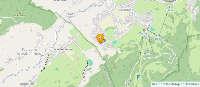 localisation de l'entreprise MOUZON  METABIEF